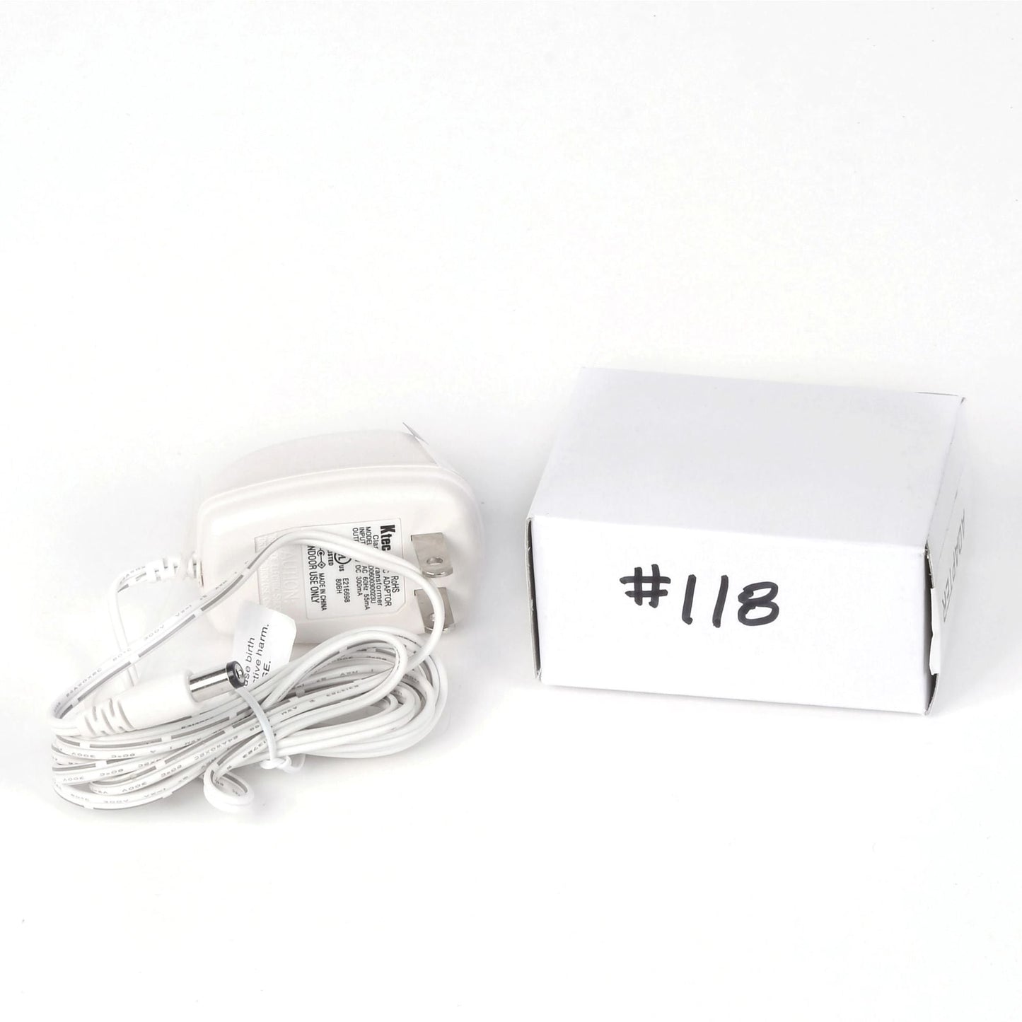 Replacement Adapter 6V DC 300mA white female jack