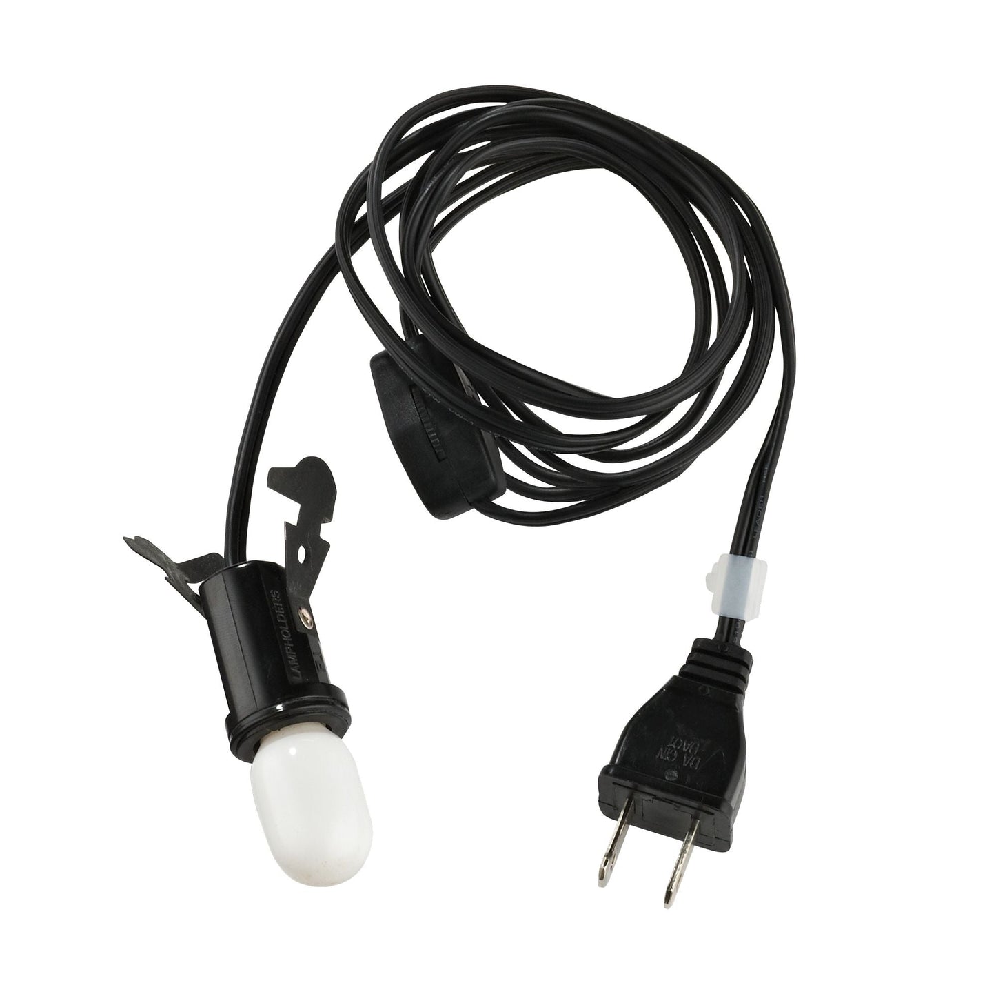 Black Single Light Cord Set #022