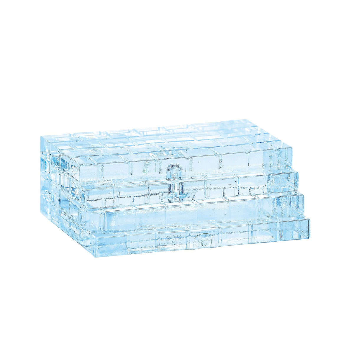Lit Ice Castle Steps