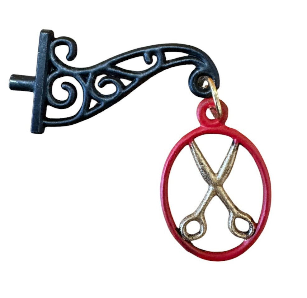 Scissors Hanging Sign