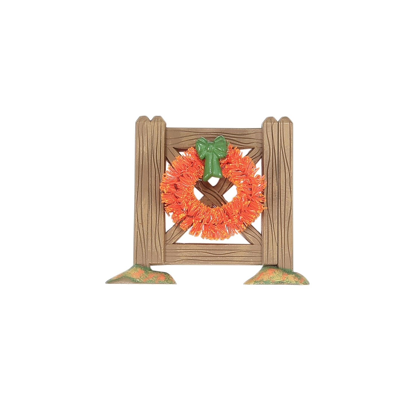 Brown Crossbuck Fence Set