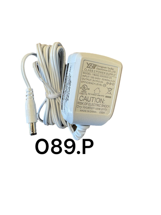Replacement Adapter 3V DC 500mA white male jack