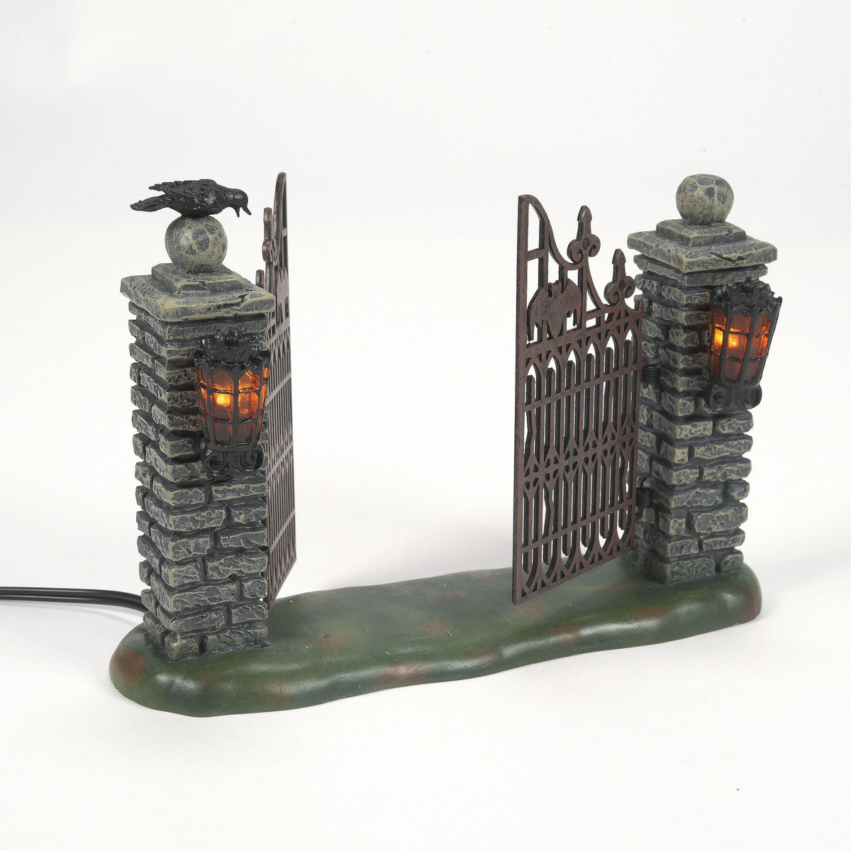 Spooky Wrought Iron Gate