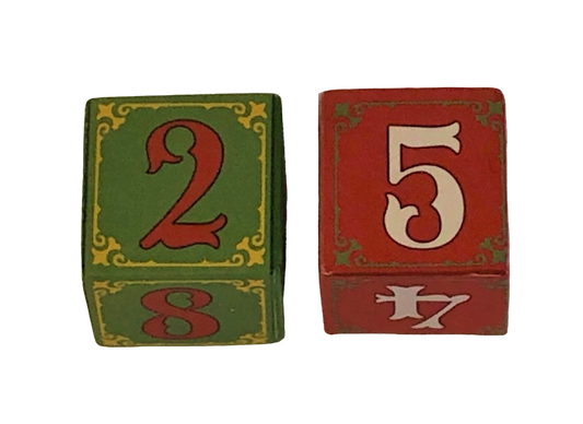 Wooden Number Blocks (Set of 2)