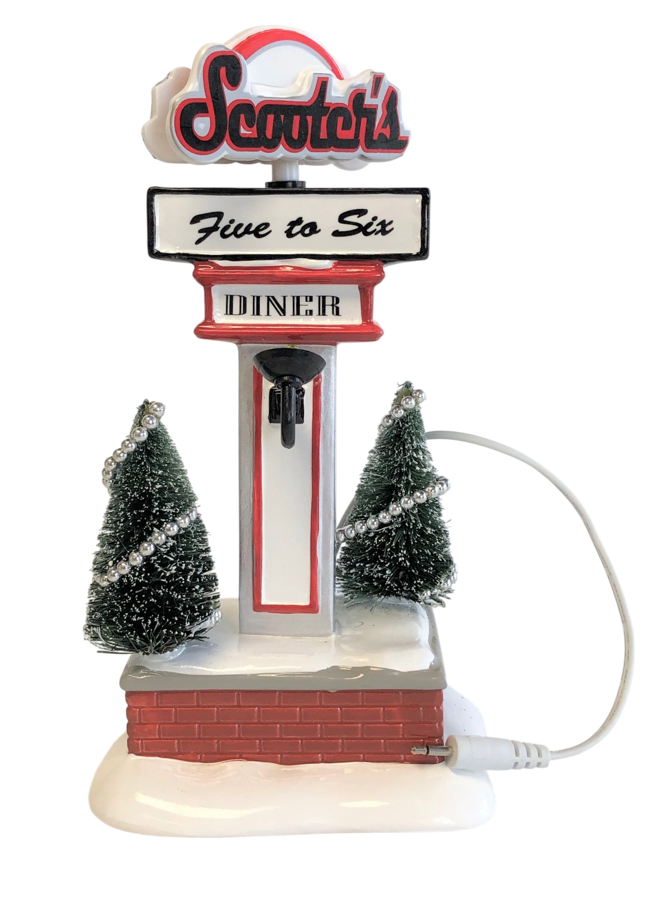 Scooter's Diner Lit Sign