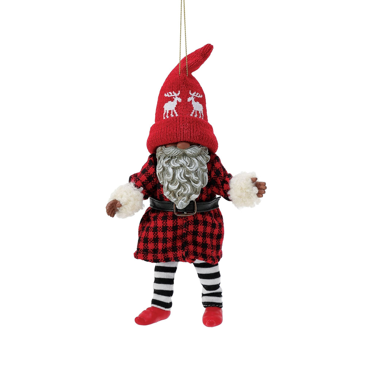 Gnome Moose Hat Orn AA