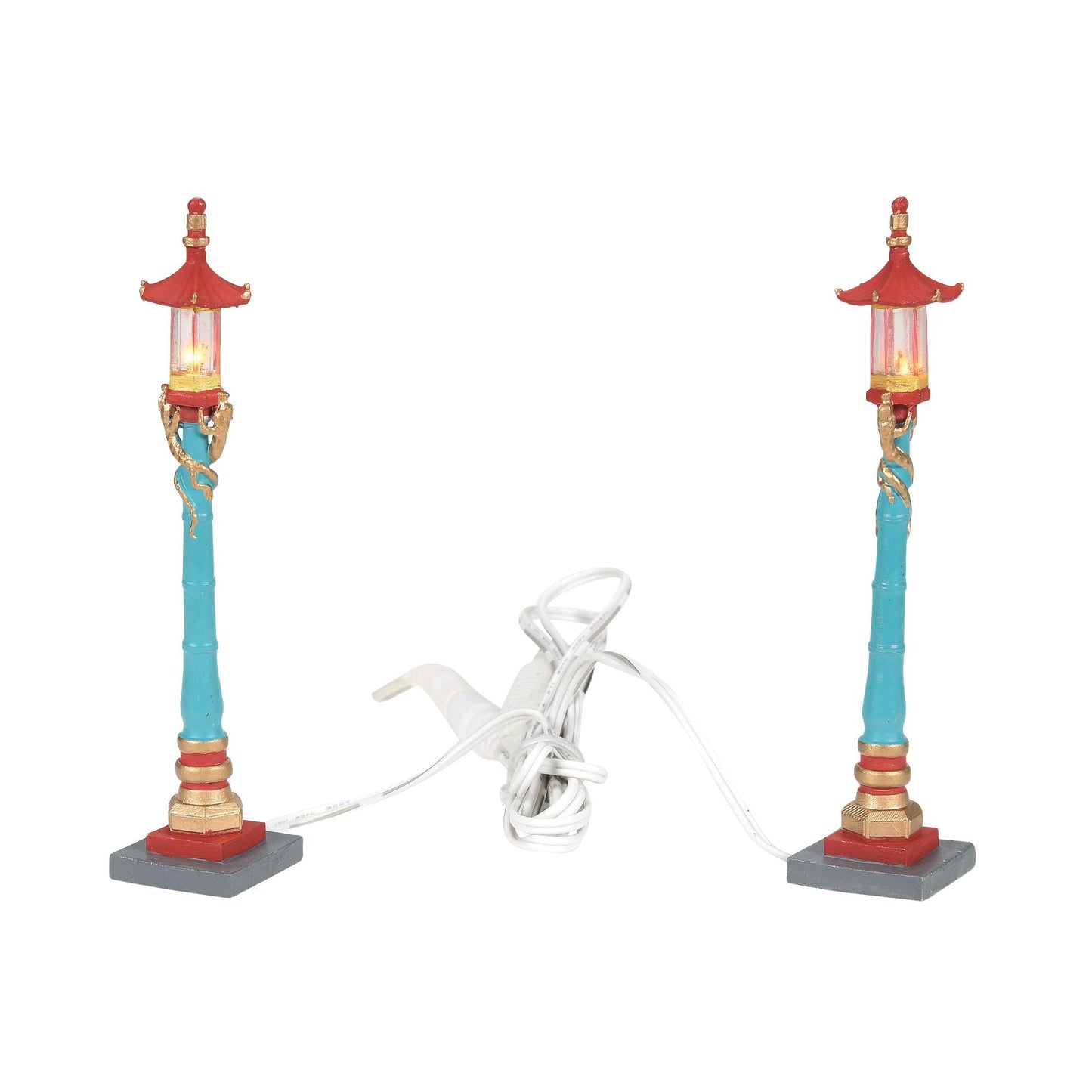 Chinatown Post Lamps S/2