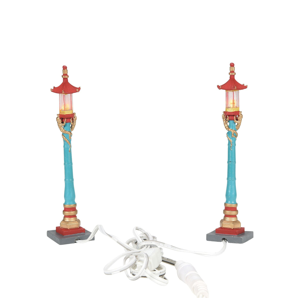Chinatown Post Lamps S/2