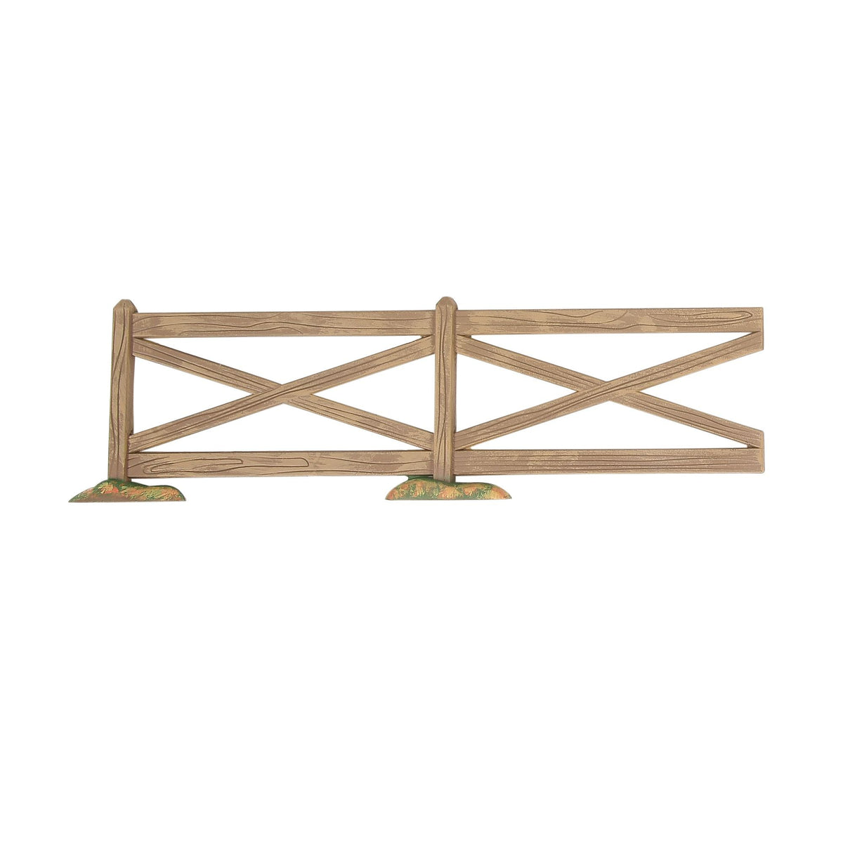 Brown Crossbuck Fence Set