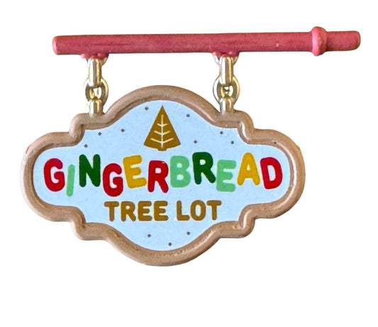 Gingerbread Tree Lot Sign