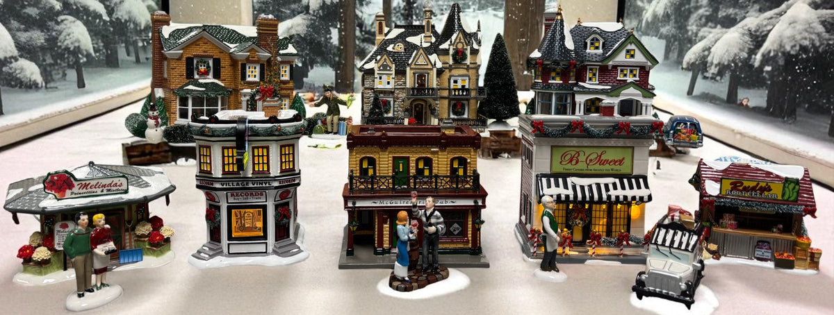 A Cozy Snow Village