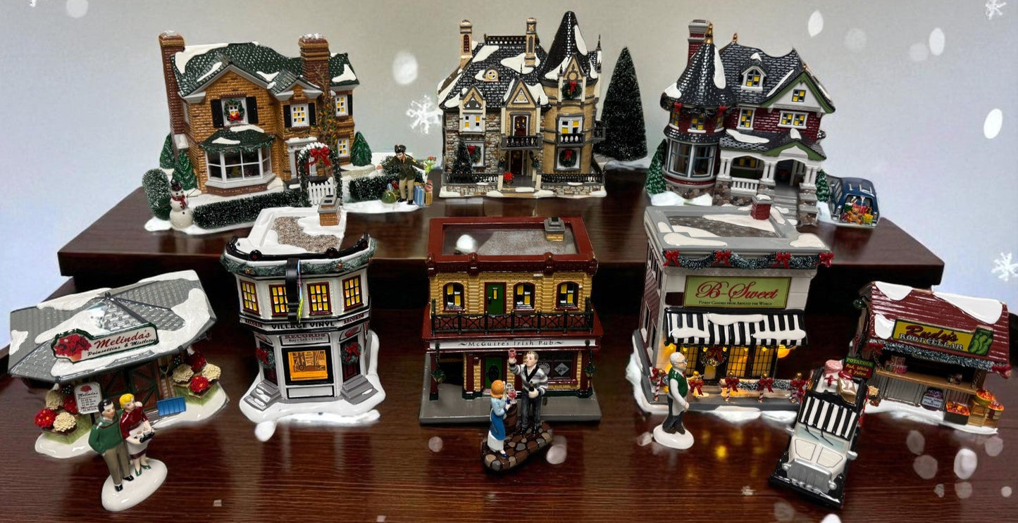 A Cozy Snow Village
